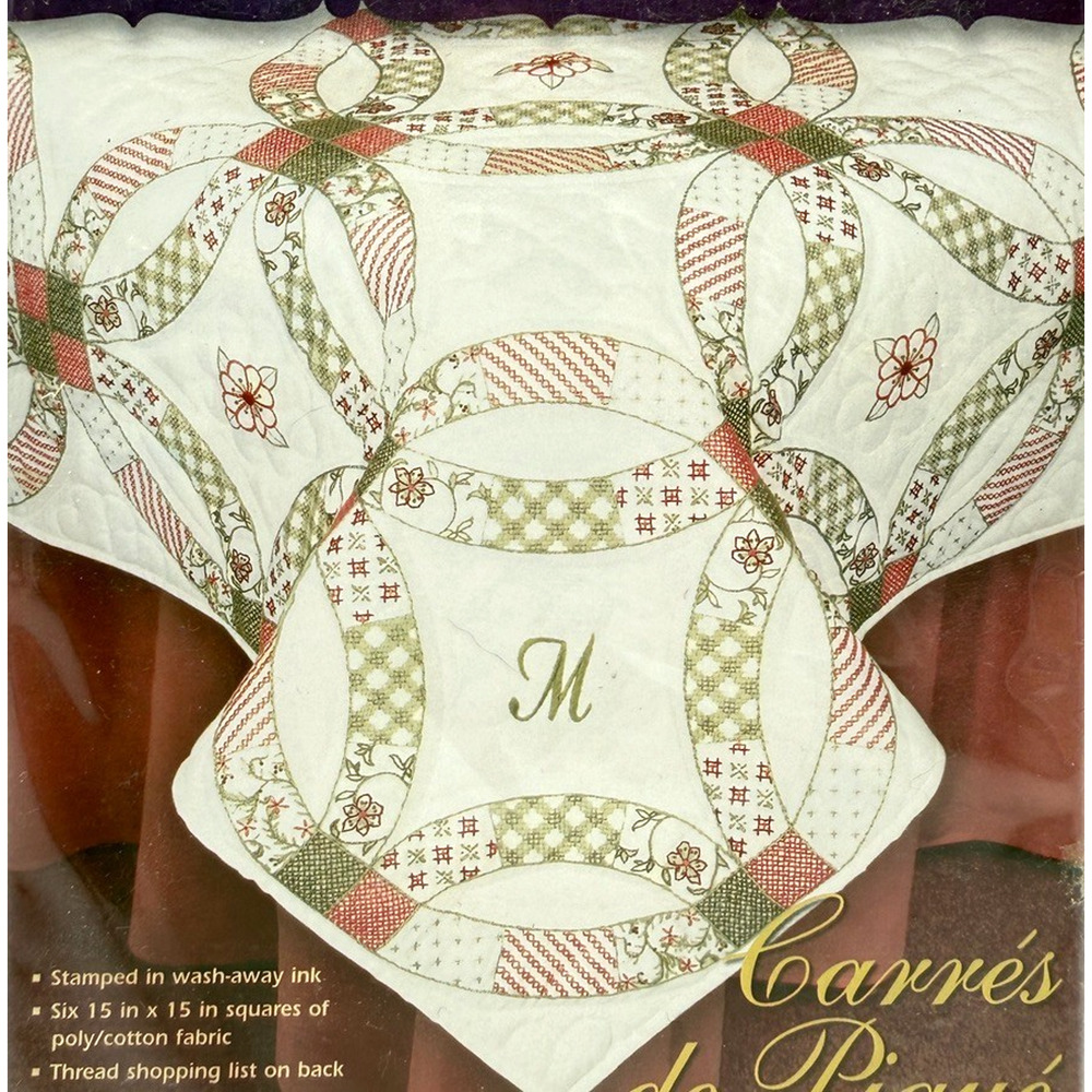 Dimensions Cross Stitch Quilt Block Patchwork Keepsake 73115 Set of 6 Sealed NOS